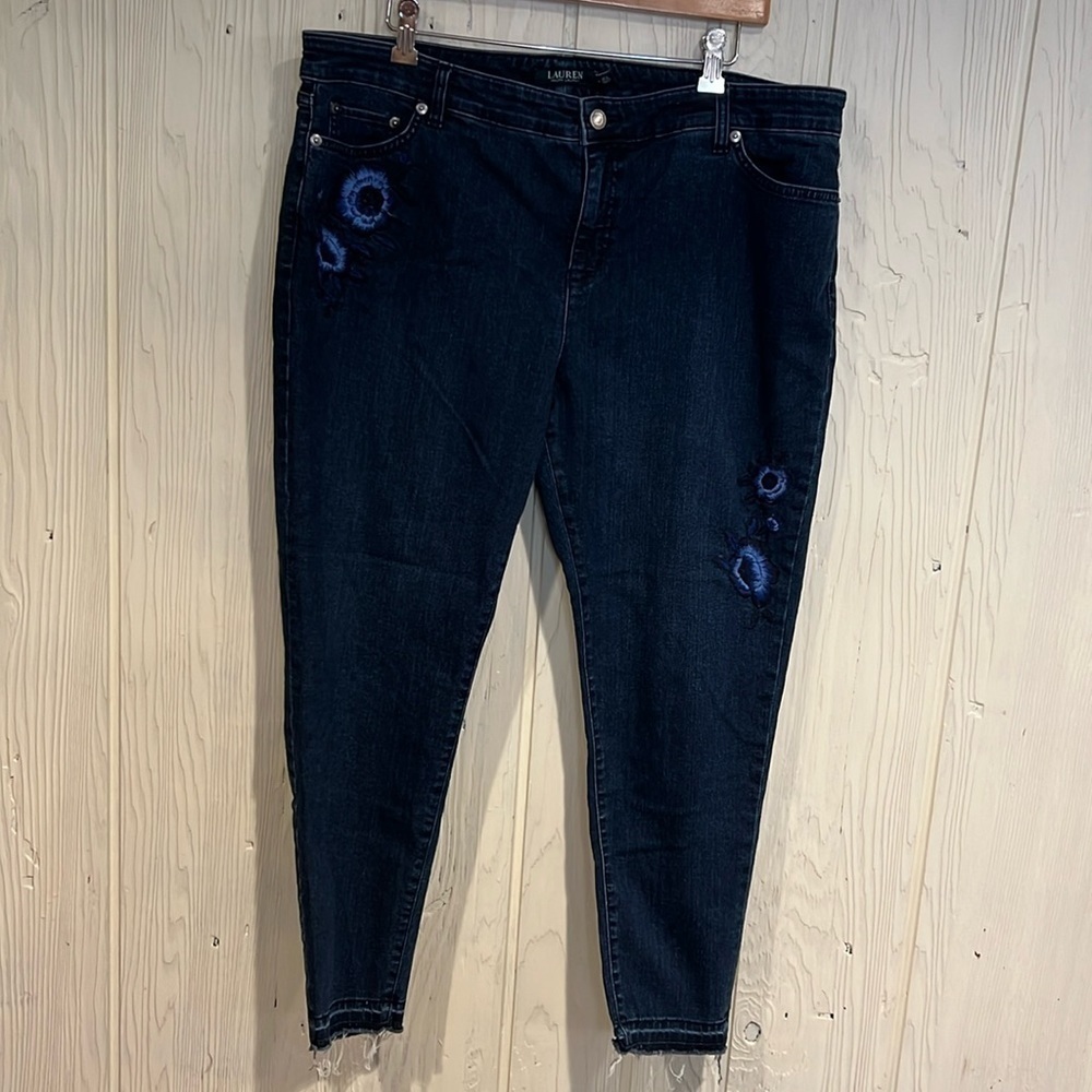 Lauren Ralph Lauren Premier Skinny Cropped Jeans 16W
